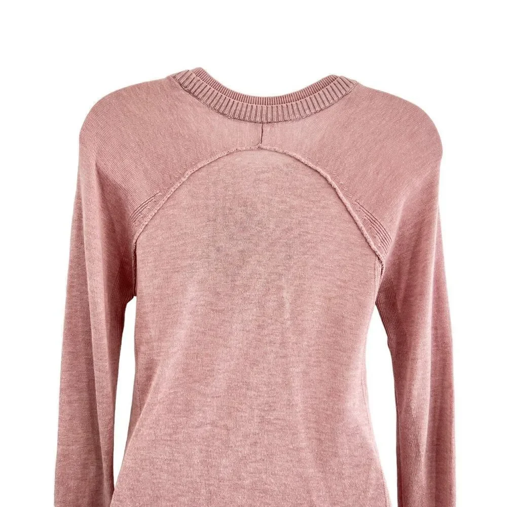 Lululemon Sunshine Coast Long Sleeve Heathered Mink Berry Women's Size 2